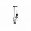 Lampa wisząca Floor IV czarno-szara