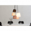 Lampa wisząca Floor czarno-szara-biała