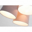 Lampa wisząca Floor czarno-szara-biała