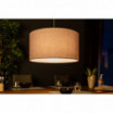 Lampa wisząca Toros 50 cm szara