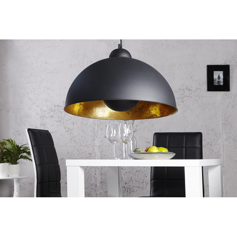 Lampa wisząca Cama czarno-złota