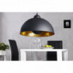 Lampa wisząca Cama czarno-złota