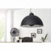 Lampa wisząca Cama czarno-srebrna