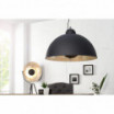 Lampa wisząca Cama czarno-srebrna