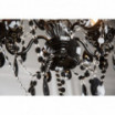 Lampa wisząca Cristal S 5-ramienna  czarna