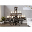 Lampa wisząca Cristal 15-ramienny czarny