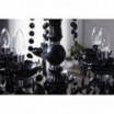 Lampa wisząca Cristal 15-ramienny czarny