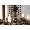 Lampa wisząca Cristal 15-ramienny czarny
