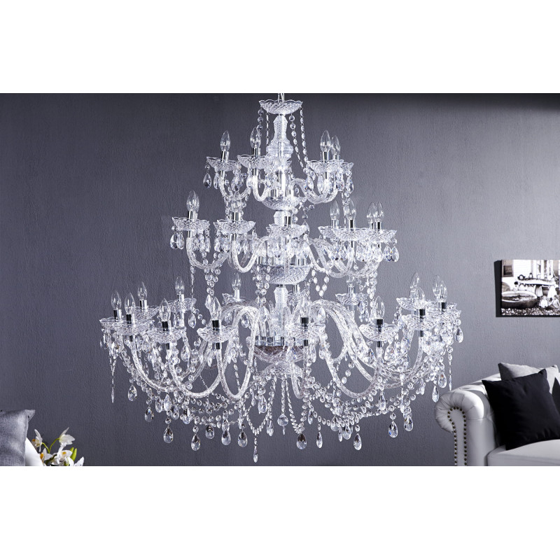 Lampa wisząca Cristal 30-ramienny