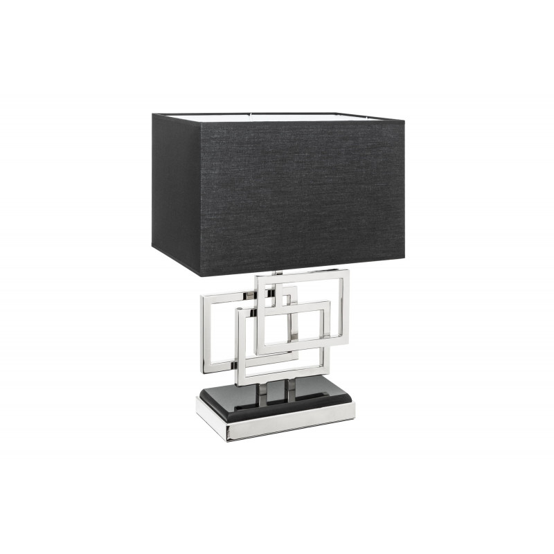 Lampa biurkowa Leonor 56 cm srebrna