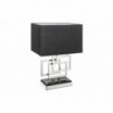 Lampa biurkowa Leonor 56 cm srebrna