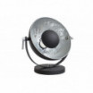 Lampa biurkowa Cama 40 cm czarno-srebrna