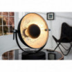 Lampa biurkowa Cama 40 cm czarno-srebrna