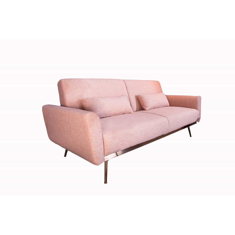 Sofa Sarini 208 cm ciemny róż