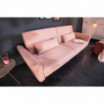 Sofa Sarini 208 cm ciemny róż