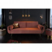 Sofa Pronto 215 cm ciemny róż