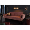 Sofa Pronto 215 cm ciemny róż