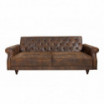 Sofa Duty 220 cm brązowa