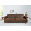 Sofa Duty 220 cm brązowa