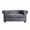 Sofa Niagara 2 antyczny szary - Invicta
