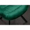 Krzesło Comfy Living szmaragdowy