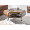 Stolik kawowy New Living 70 cm szary sheesham