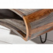 Stolik kawowy New Living 70 cm szary sheesham