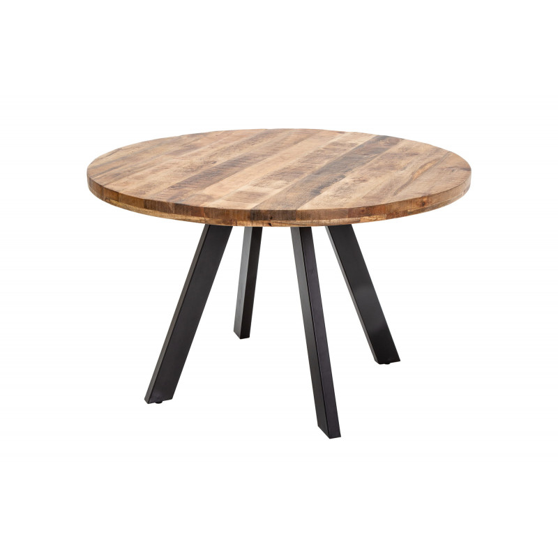 Stół Nori śr. 120 cm naturalne Mango