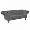 Sofa PSG 230 cm srebrnoszary