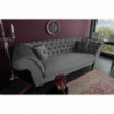 Sofa PSG 230 cm srebrnoszary