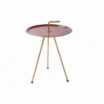 Stolik kawowy Cloe 42 cm koralowy