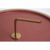Stolik kawowy Cloe 42 cm koralowy