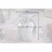 Stolik kawowy Asia 36 cm srebrny