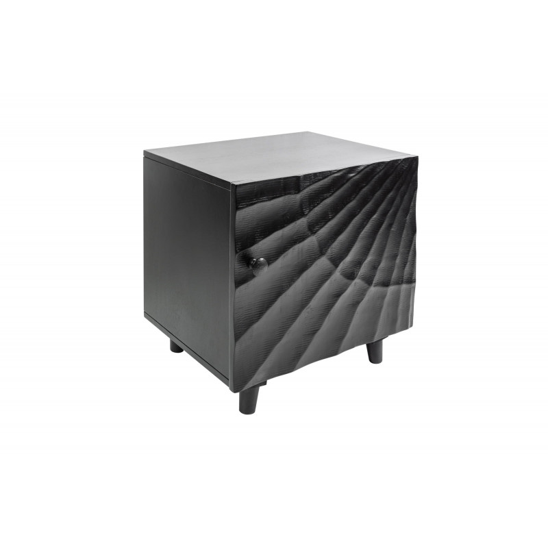 Stolik Rac 50 cm czarny mango