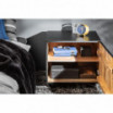 Stolik Rac 50 cm czarny mango