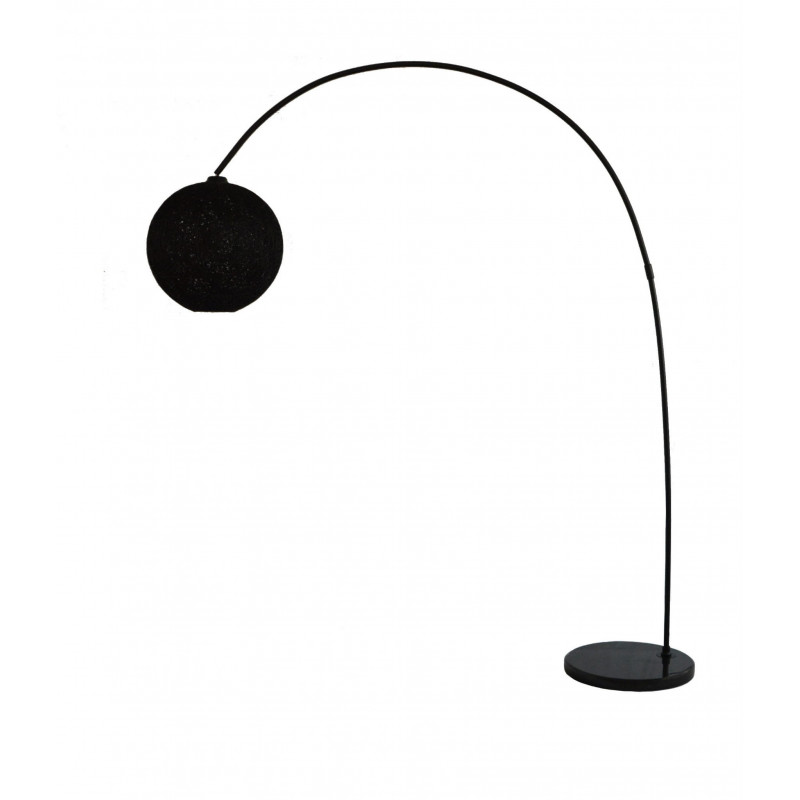 Lampa podłogowa Lono 185 cm czarna