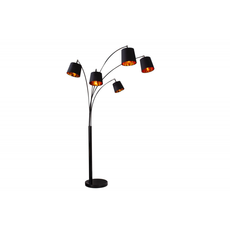 Lampa podłogowa Floor 202 cm czarno-złota
