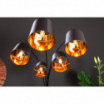 Lampa podłogowa Floor 202 cm czarno-złota