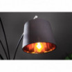 Lampa podłogowa Floor 202 cm czarno-złota