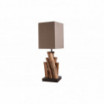 Lampa biurkowa Organic Nature 45 cm brązowy