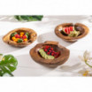Miska Natur 30cm Teak Invicta