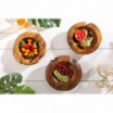 Miska Natur 30cm Teak Invicta
