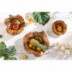 Miska Natur 30cm Teak Invicta