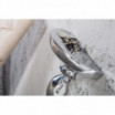 Uchwyt ścienny srebrny Barock Scala 80 cm Invicta