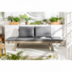 Ławka ogrodowa Modular 152cm Akazie Grey - Invicta