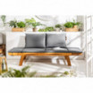 Ławka ogrodowa Modular 152cm Akazie Nature - Invicta