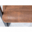 Ławka Loft 160cm vintage brown - Invicta