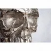 Dekoracja ścienna Skull 40cm srebrna Invicta