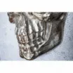 Dekoracja ścienna Skull 40cm srebrna Invicta