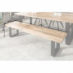 Ławka Iron Craft 170cm Mango naturalny - Invicta